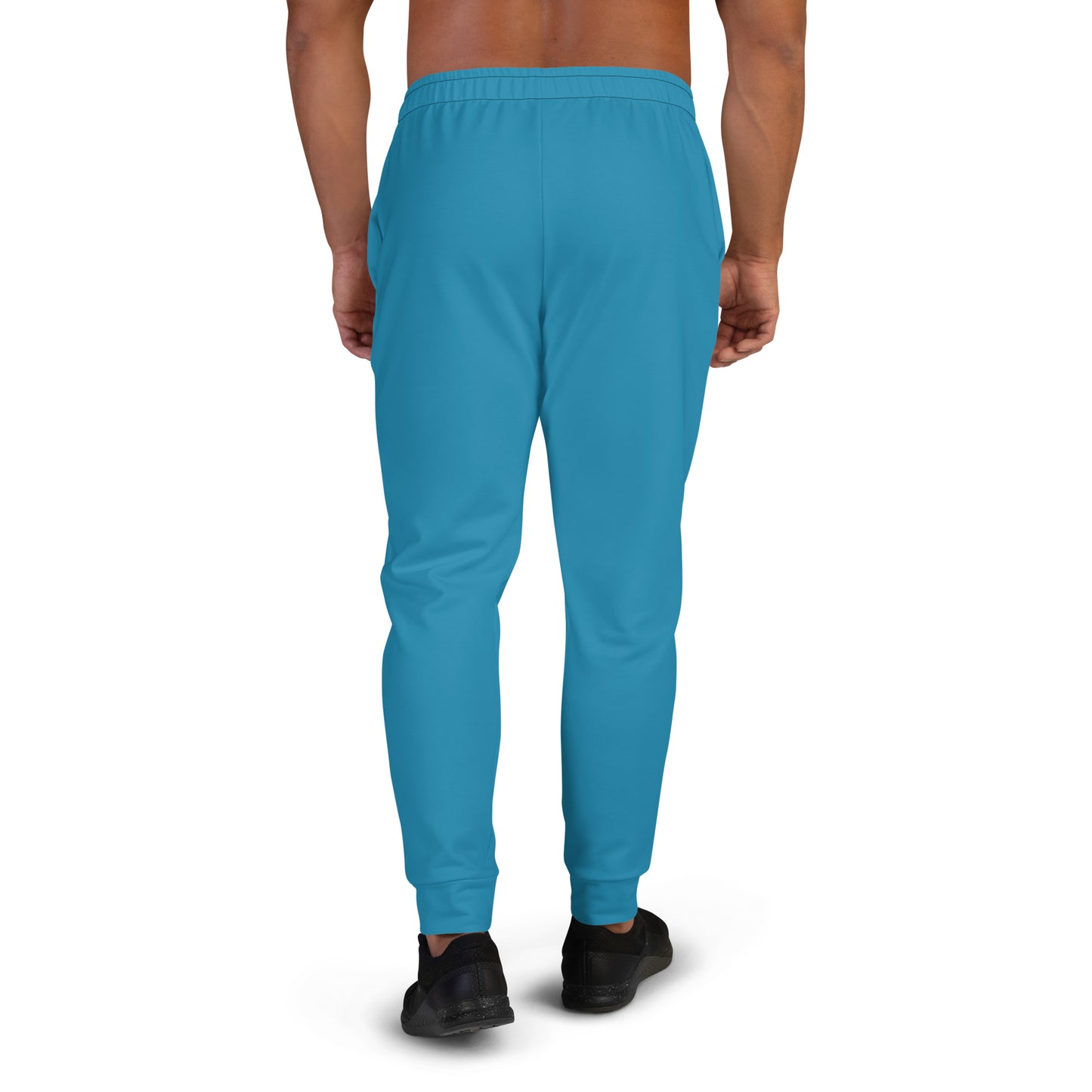 Men's Blue Large Logo Joggers