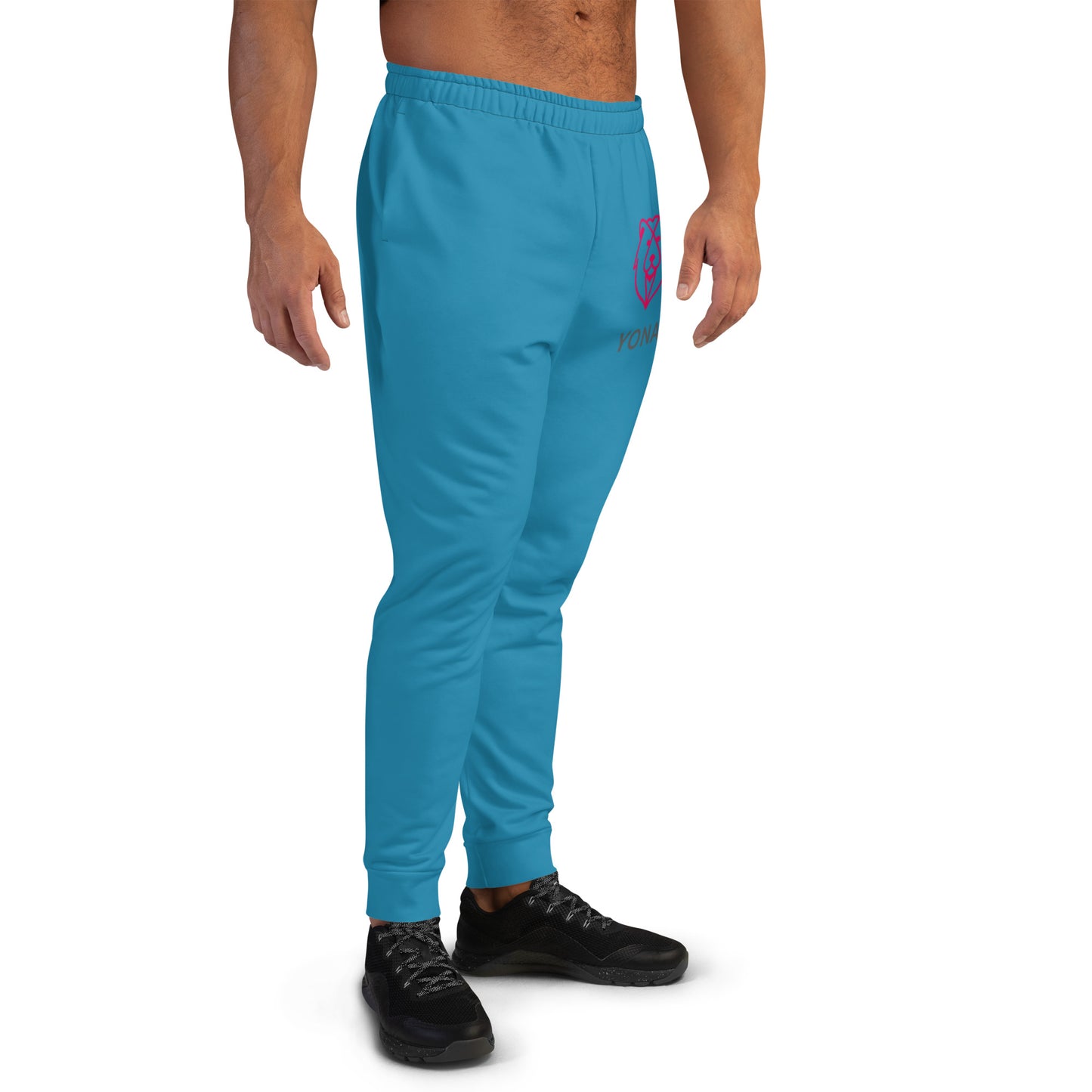 Men's Blue Large Logo Joggers